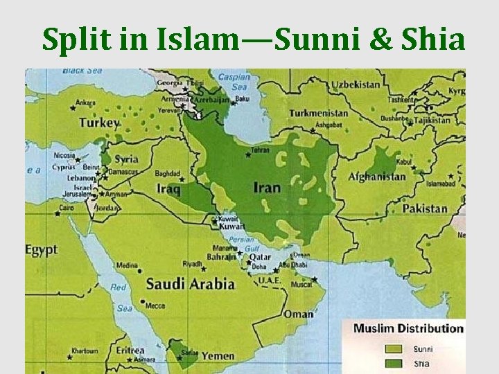 Split in Islam—Sunni & Shia 