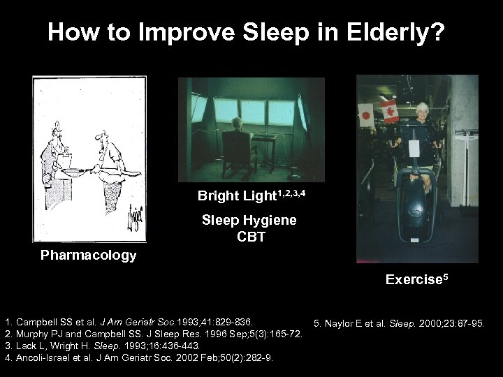 How to Improve Sleep in Elderly? Bright Light 1, 2, 3, 4 Sleep Hygiene