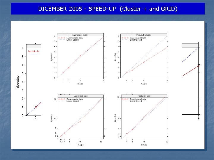 DICEMBER 2005 - SPEED-UP (Cluster + and GRID) 