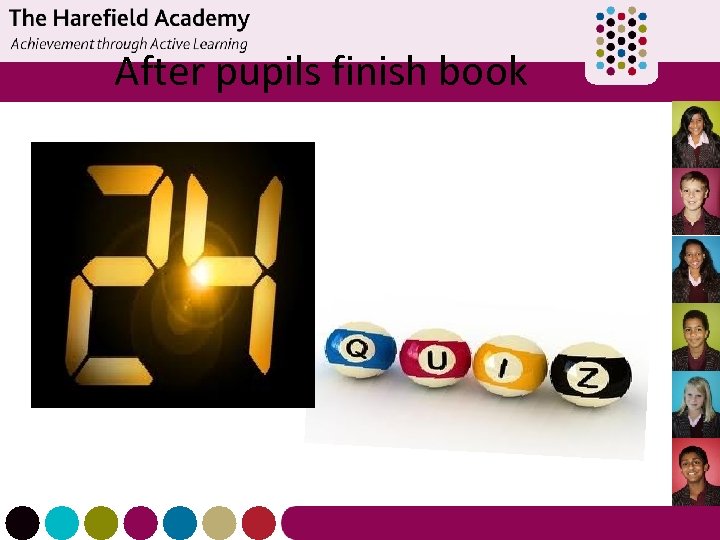 After pupils finish book 