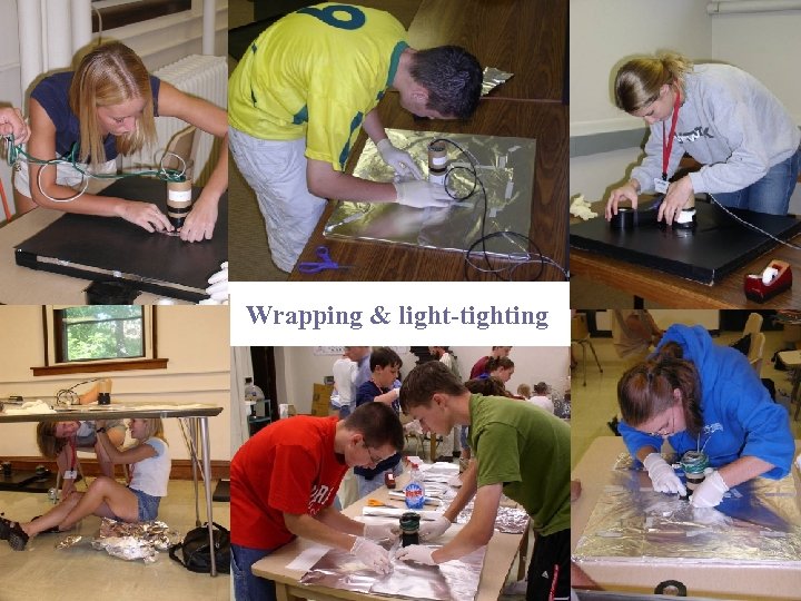 Wrapping & light-tighting 