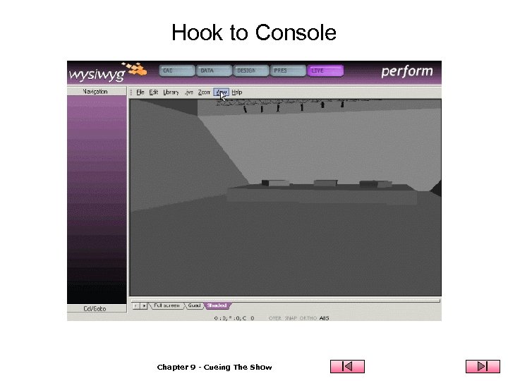 Hook to Console Chapter 9 - Cueing The Show 