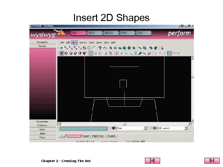 Insert 2 D Shapes Chapter 2 - Creating The Set 