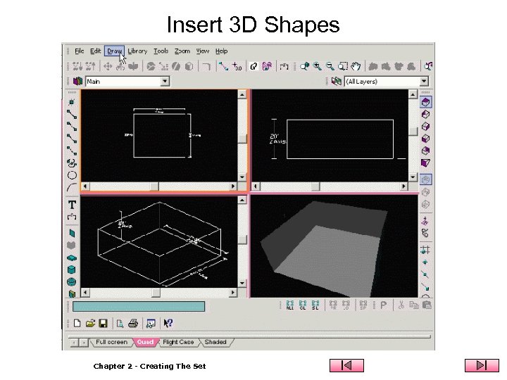 Insert 3 D Shapes Chapter 2 - Creating The Set 