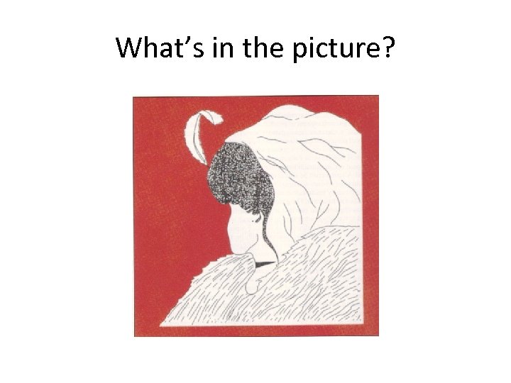 What’s in the picture? 