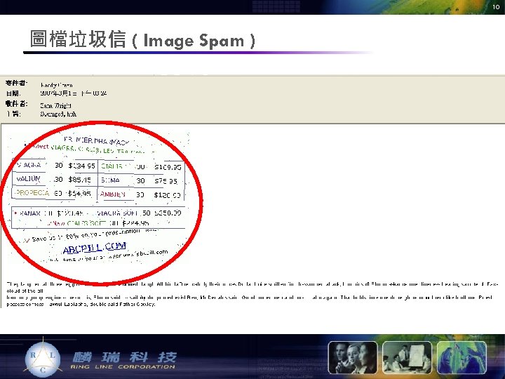 10 圖檔垃圾信 ( Image Spam ) 