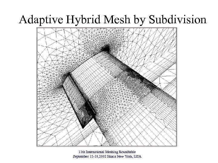 Adaptive Hybrid Mesh by Subdivision 11 th International Meshing Roundtable September 15 -18, 2002