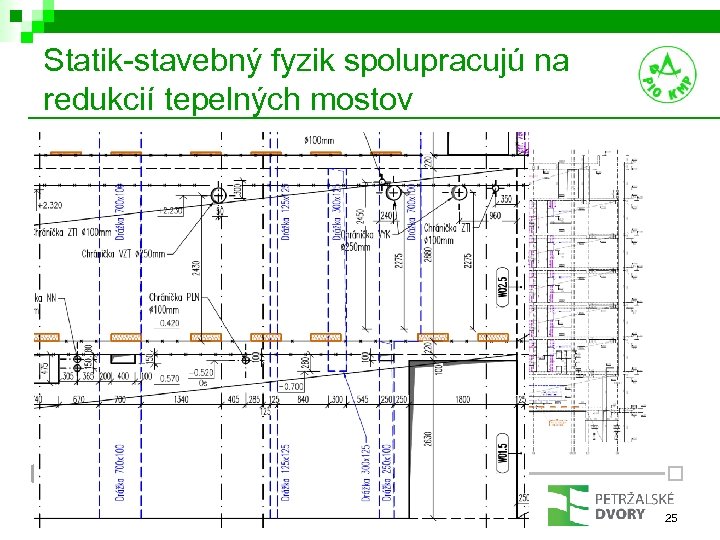 Statik-stavebný fyzik spolupracujú na redukcií tepelných mostov PROGRAM KONCEPT PROJEKT 25 