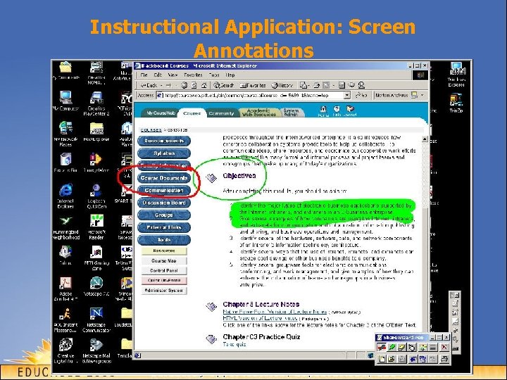 Instructional Application: Screen Annotations 