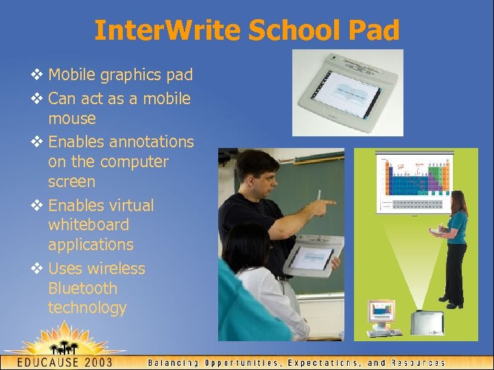 Inter. Write School Pad v Mobile graphics pad v Can act as a mobile