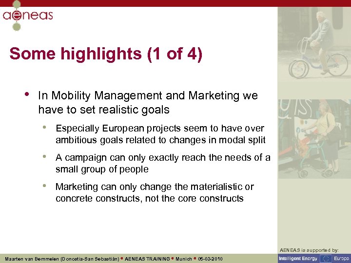 Some highlights (1 of 4) • In Mobility Management and Marketing we have to