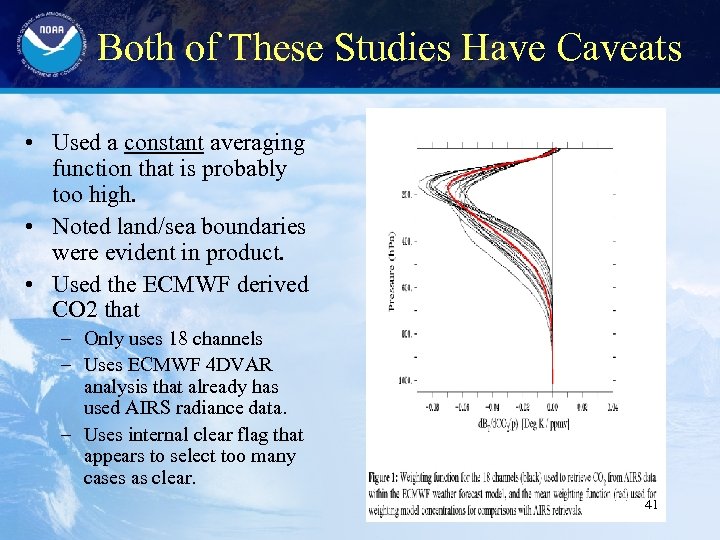 Both of These Studies Have Caveats • Used a constant averaging function that is