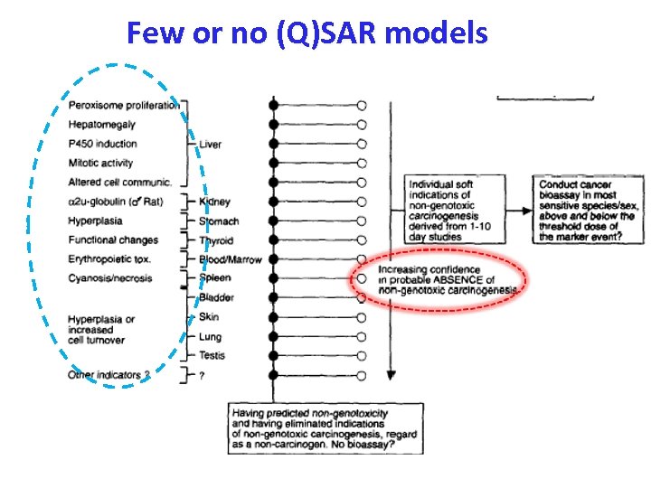 Few or no (Q)SAR models 