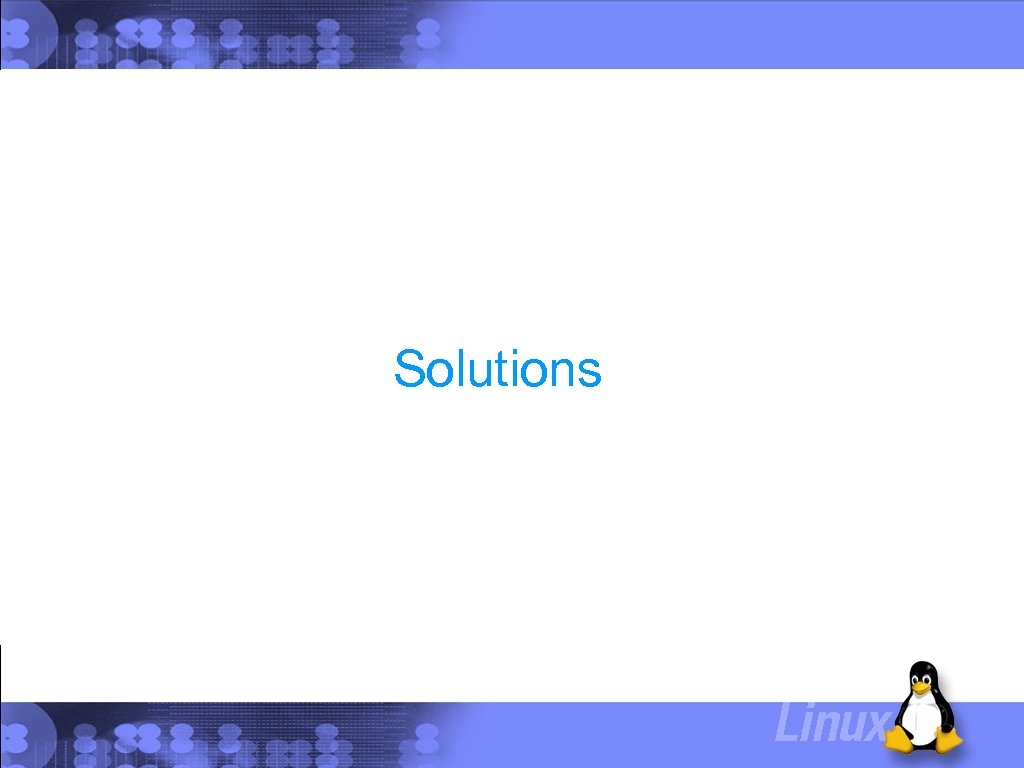 Solutions 