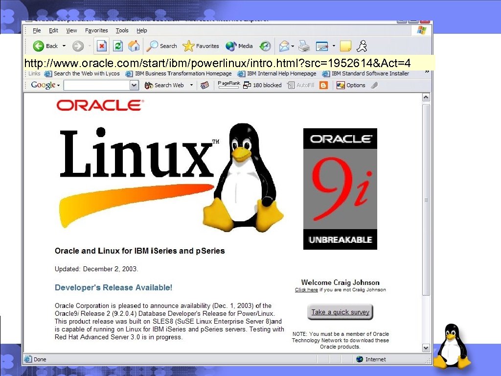 http: //www. oracle. com/start/ibm/powerlinux/intro. html? src=1952614&Act=4 