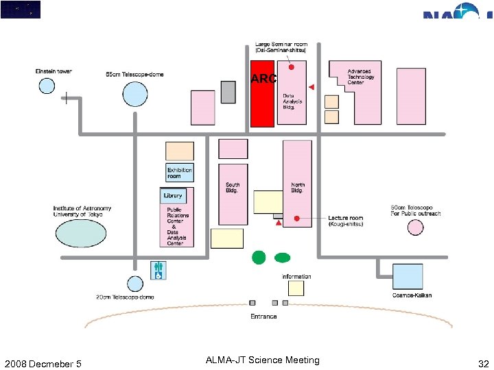 ARC 2008 Decmeber 5 ALMA-JT Science Meeting 32 