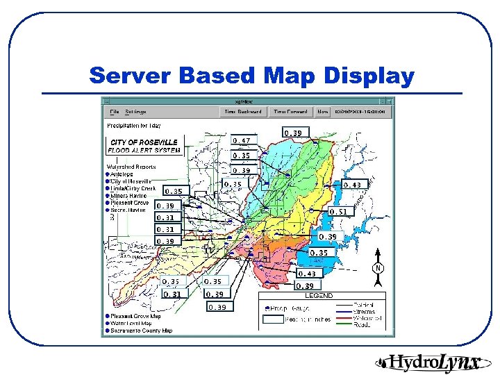 Server Based Map Display 