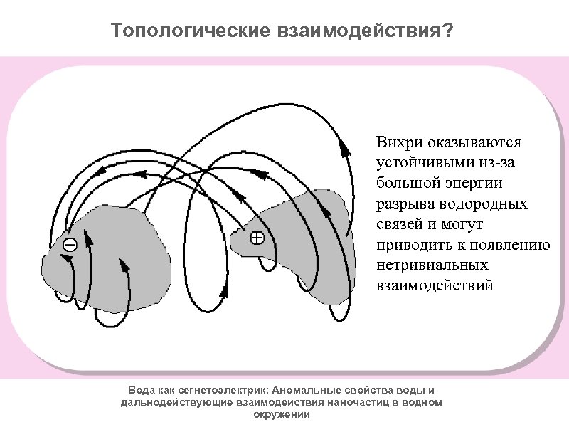 Топологические взаимодействия? Вихри оказываются устойчивыми из-за большой энергии разрыва водородных связей и могут приводить