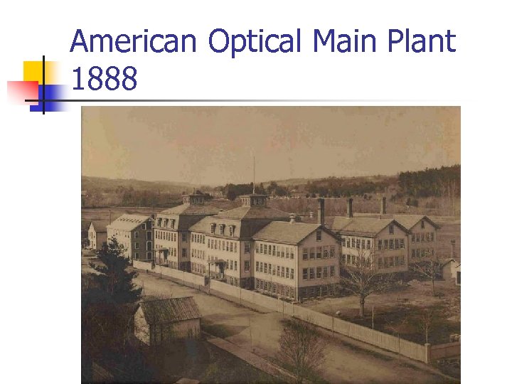 American Optical Main Plant 1888 