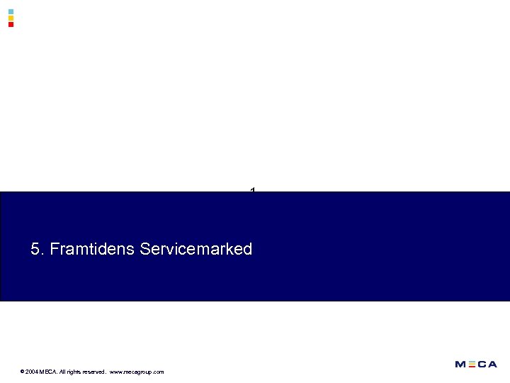 1. 5. Framtidens Servicemarked Sidan © 200422 MECA. All rights reserved. www. mecagroup. com