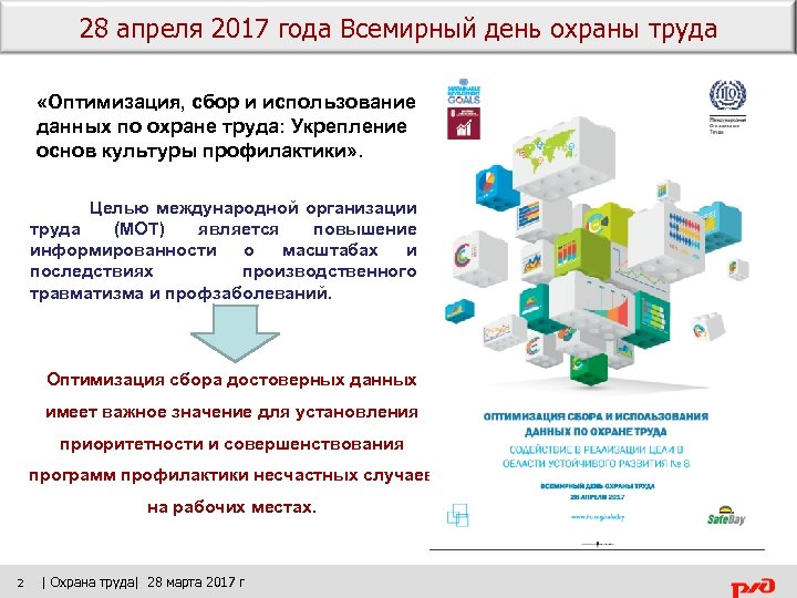 28 апреля 2017 года Всемирный день охраны труда «Оптимизация, сбор и использование данных по