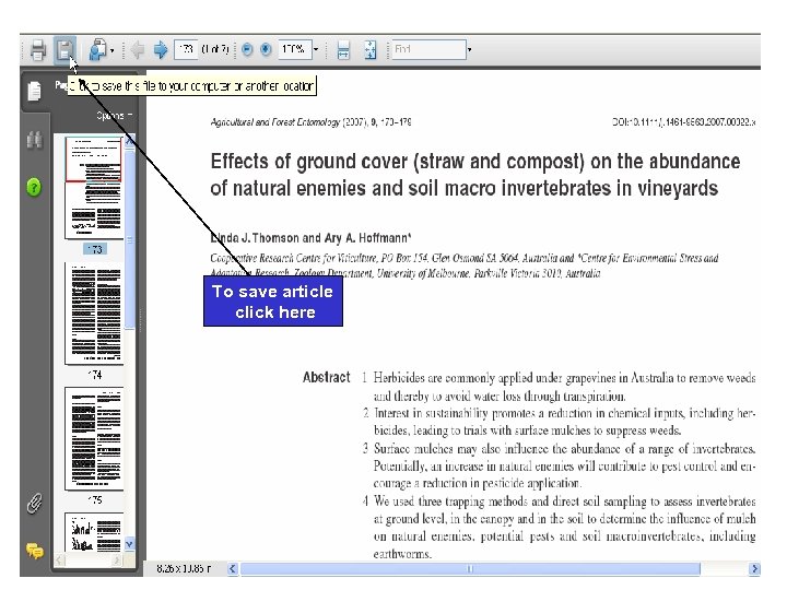 To save article click here 