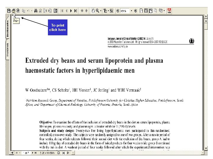 To print click here CAB Abstracts 