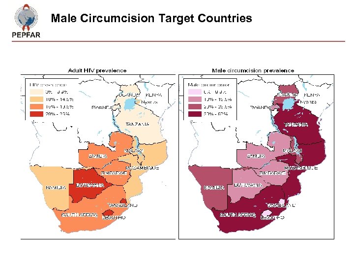 Male Circumcision Target Countries 