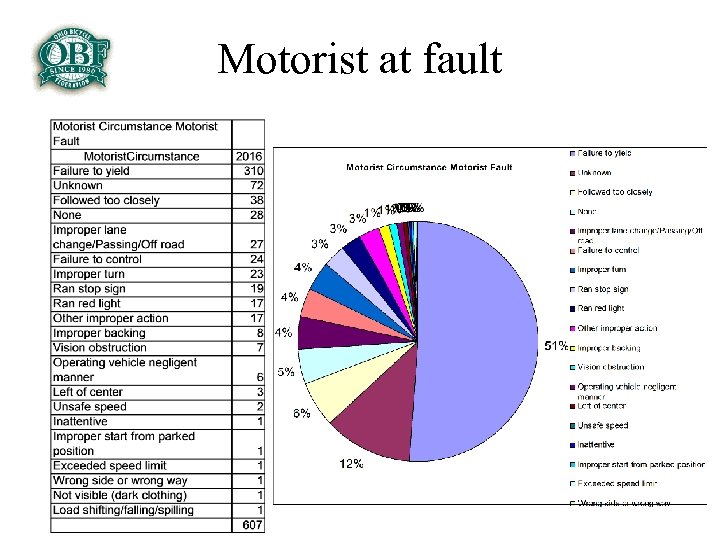Motorist at fault 