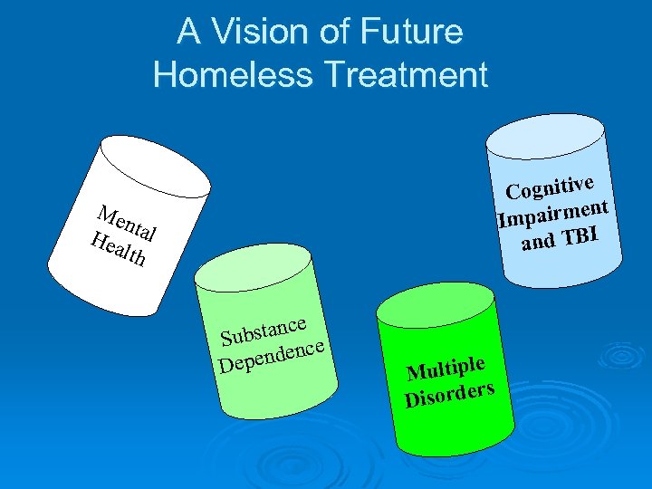 A Vision of Future Homeless Treatment e Cognitiv t pairmen Im and TBI Me