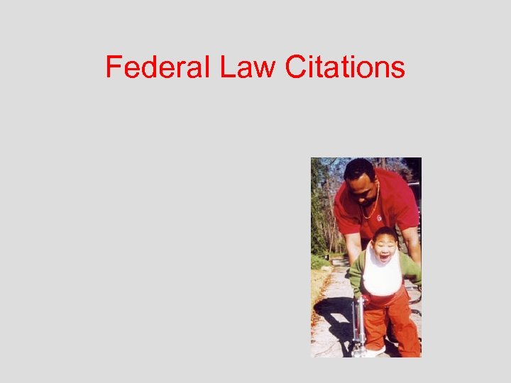 Federal Law Citations 