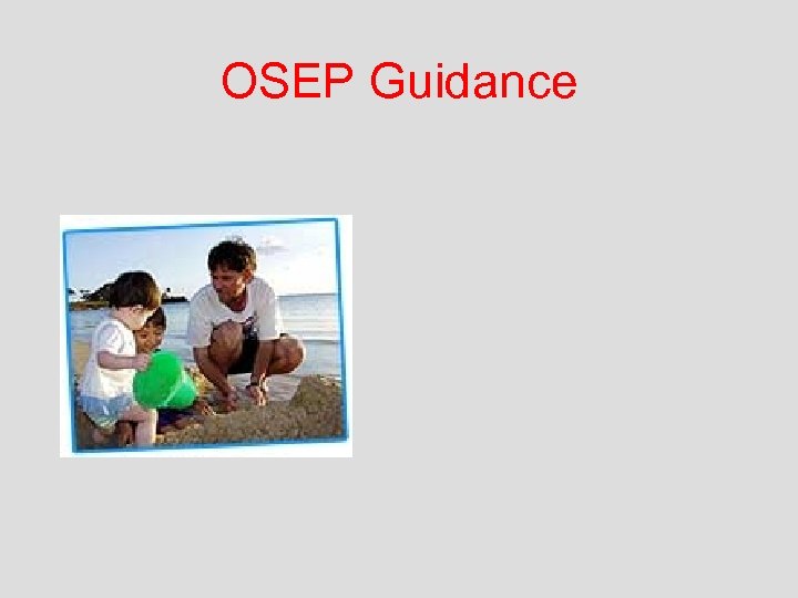 OSEP Guidance 