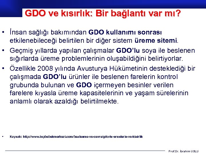 GDO ve kısırlık: Bir bağlantı var mı? • İnsan sağlığı bakımından GDO kullanımı sonrası