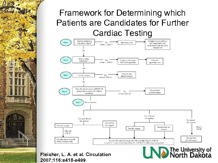 Framework for Determining which Patients are Candidates for Further Cardiac Testing Fleisher, L. A.