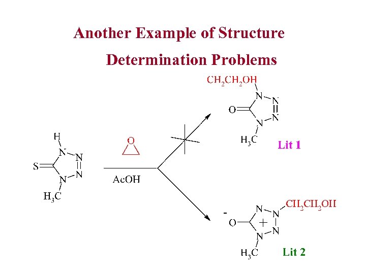 Another Example of Structure Determination Problems 