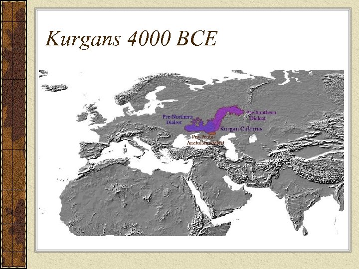 Kurgans 4000 BCE 