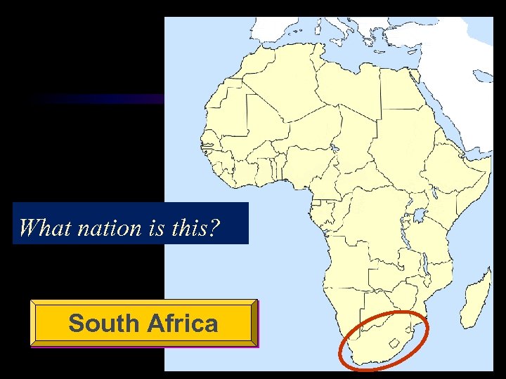 What nation is this? South Africa 