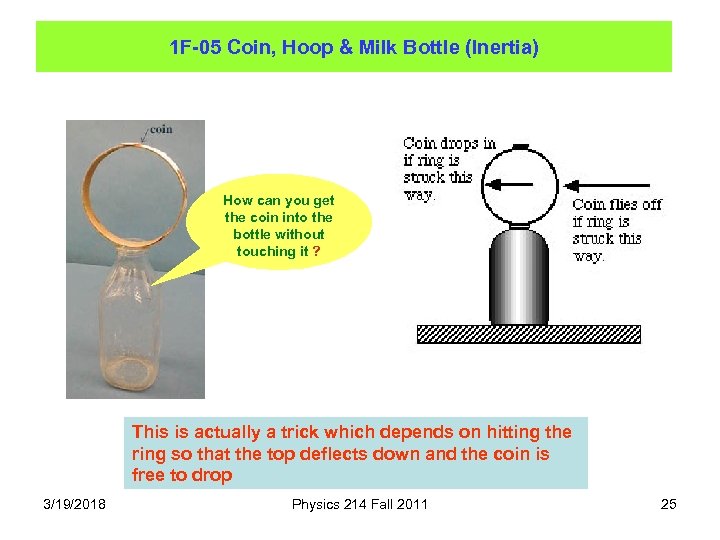 1 F-05 Coin, Hoop & Milk Bottle (Inertia) How can you get the coin