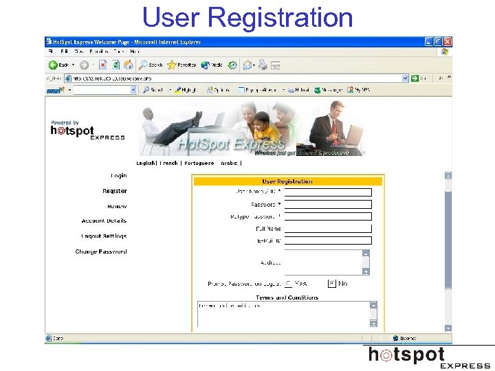 User Registration 