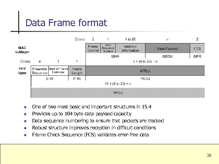 Data Frame format n n n One of two most basic and important structures
