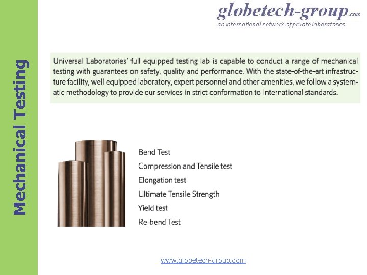 Mechanical Testing www. globetech-group. com 