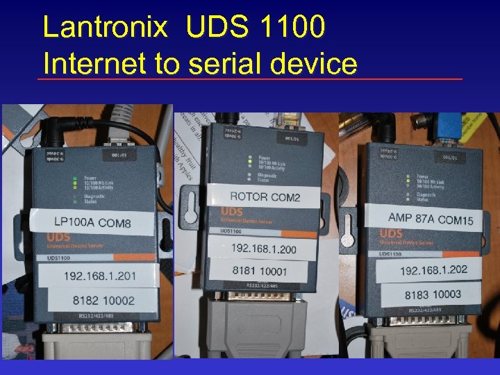 Lantronix UDS 1100 Internet to serial device 
