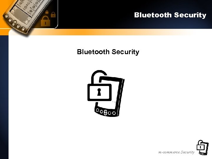 Bluetooth Security m-commerce Security 