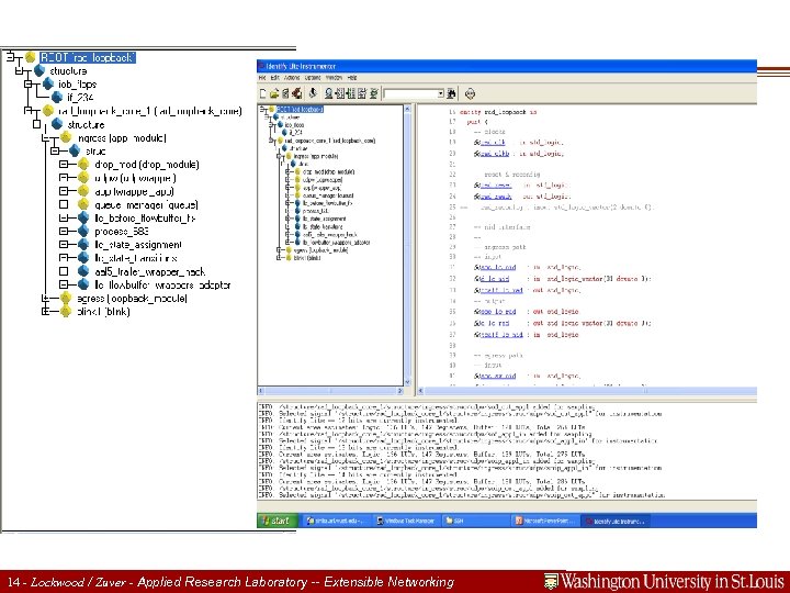 Extensible Zuver - Applied Platform 14 - Lockwood / Networking Research Laboratory -- Extensible