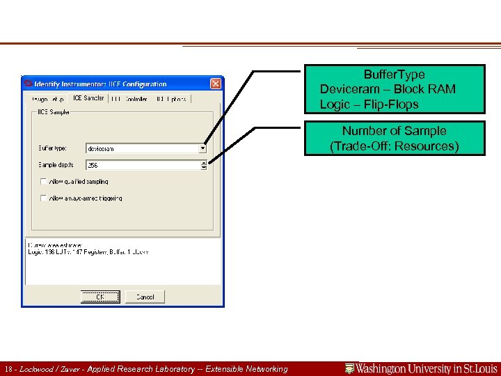 Buffer. Type Deviceram – Block RAM Logic – Flip-Flops Number of Sample (Trade-Off: Resources)