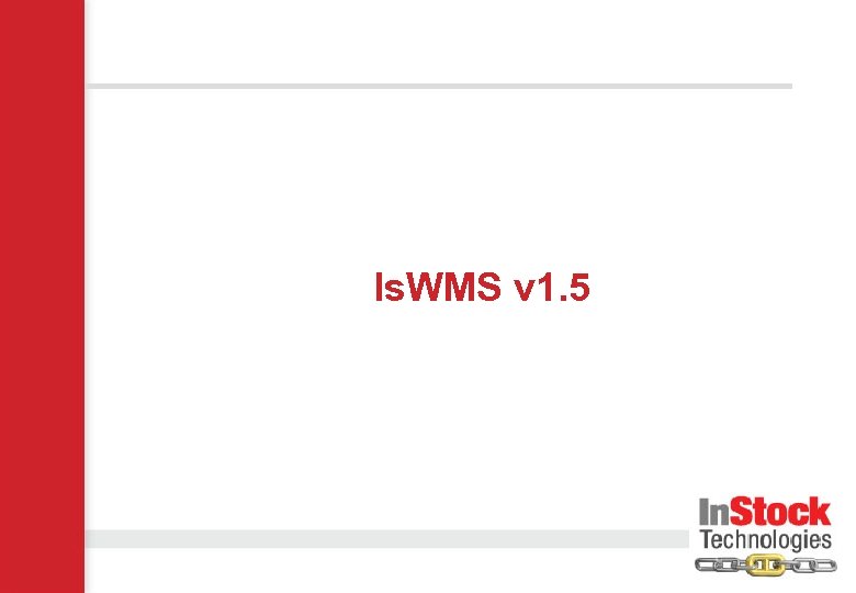 Is. WMS v 1. 5 