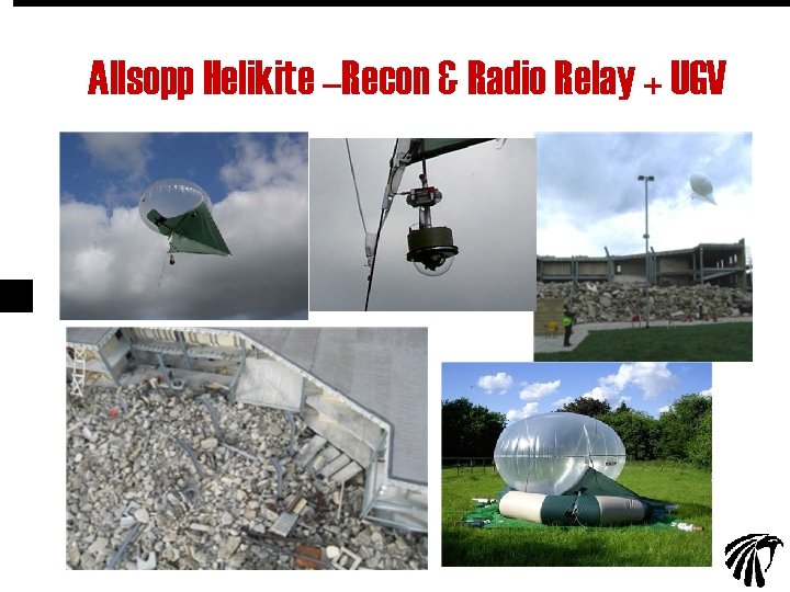 Allsopp Helikite –Recon & Radio Relay + UGV 26 