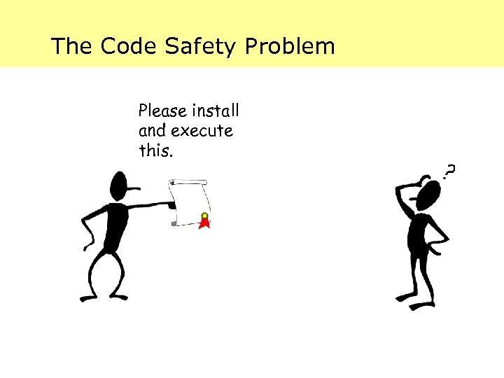 The Code Safety Problem Please install and execute this. 