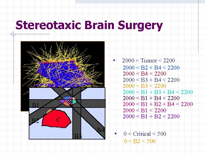 Stereotaxic Brain Surgery • • 0 < Critical < 500 0 < B 2