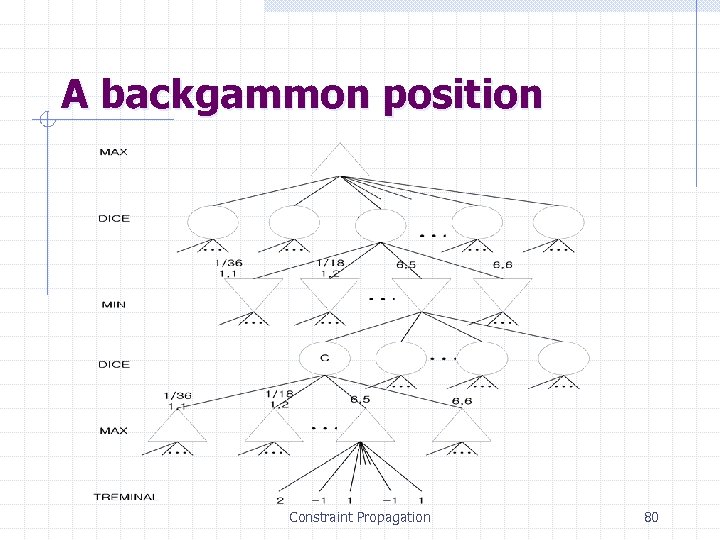 A backgammon position Constraint Propagation 80 